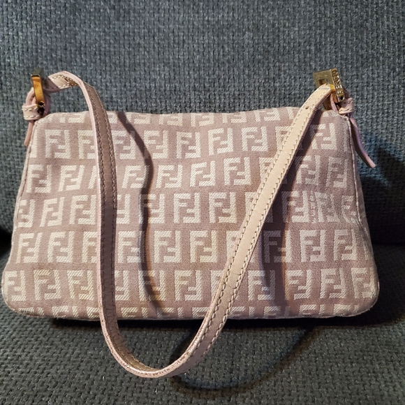 Fendi Baguette Cloth Mini bag, dusty pink - Picture 3 of 14